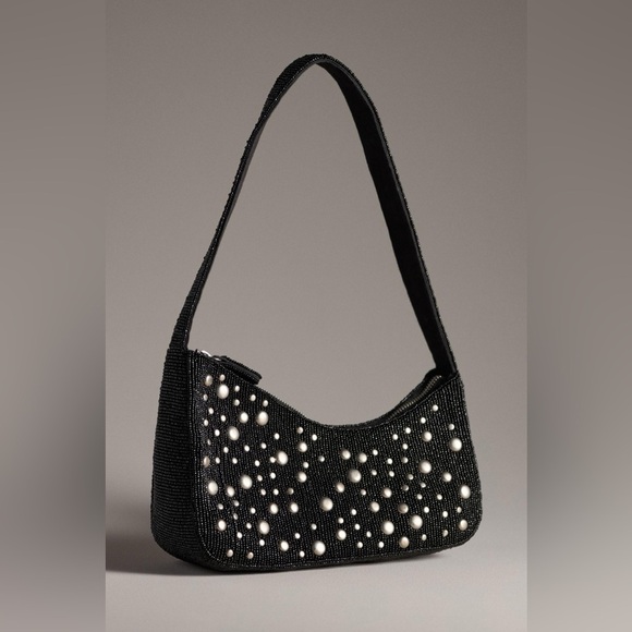 Asymmetric Beaded Shoulder Bag by Anthropologie - Picture 1 of 13